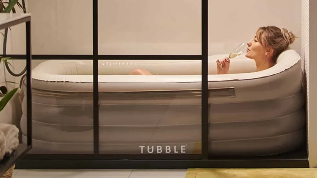 Tubble uppblåsbart badkar för vuxna - billigt alternativ till badkar